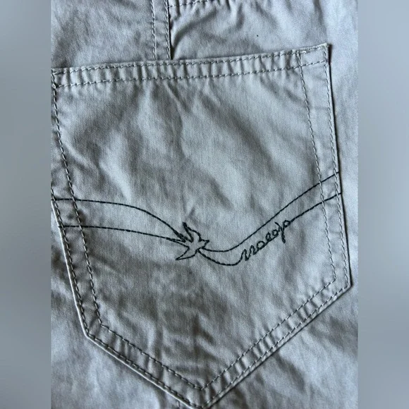 Maloja CharlyM Twill Bike Pants in Light Gray Smoke Size Medium Hiking Outdoors - Picture 5 of 16